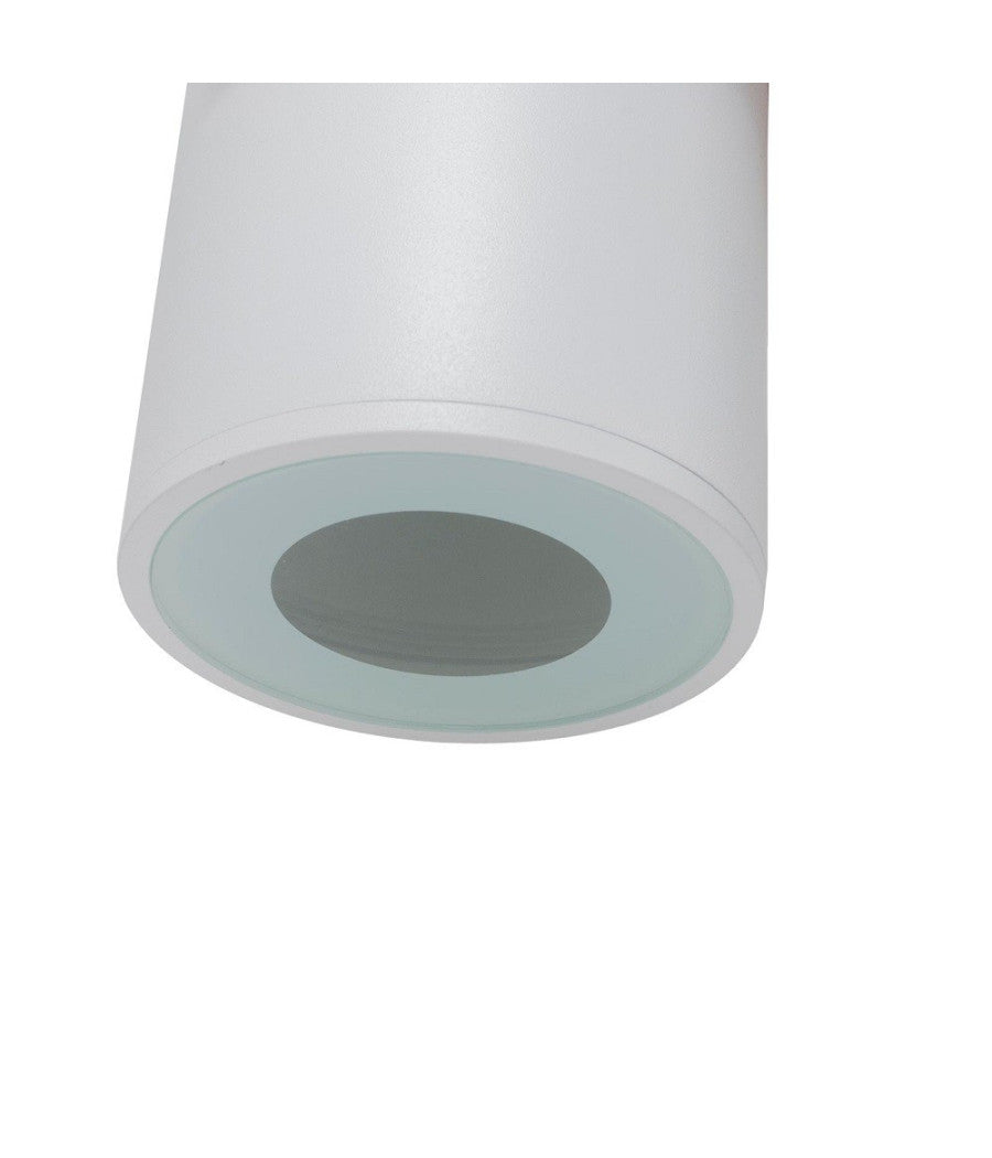 Faretto Lampada Soffitto Attacco Gu10 Plafoniera Tonda Esterno Led Impermeabile  Bianco       