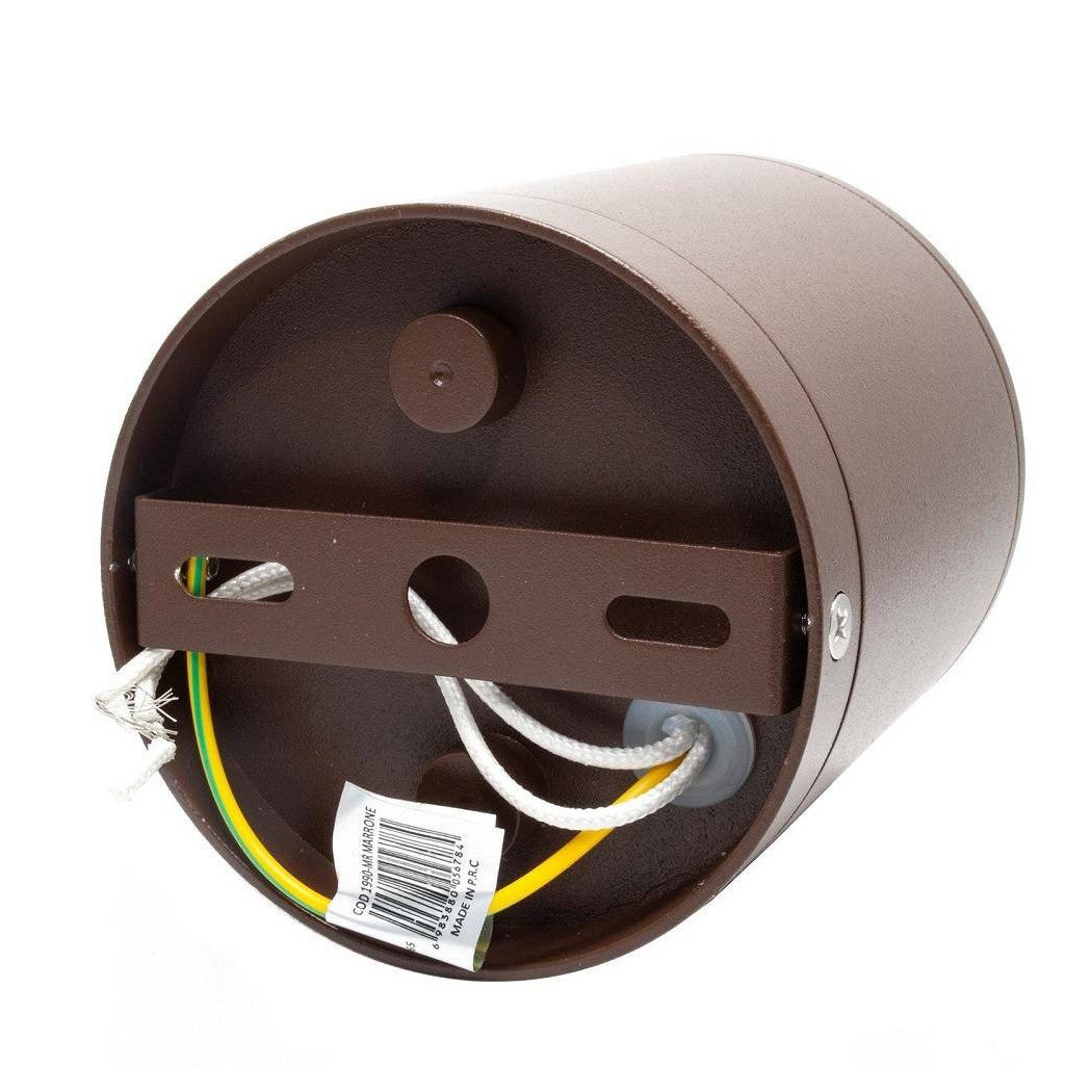 Trade Shop - Faretto Lampada Soffitto Bagno Vasca Box Doccia Portalampada Gu10 Impermeabile Ip65 - Marrone