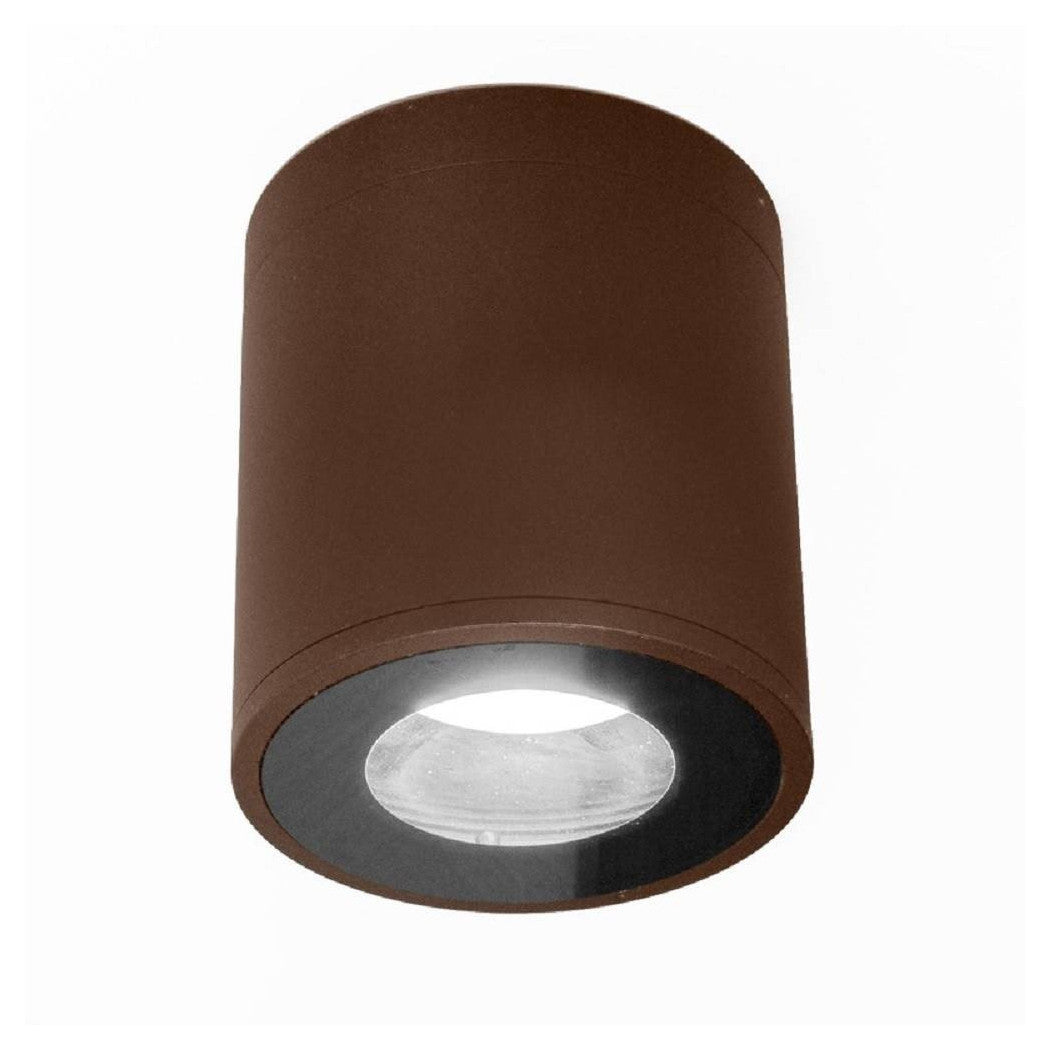 Trade Shop - Faretto Lampada Soffitto Bagno Vasca Box Doccia Portalampada Gu10 Impermeabile Ip65 - Marrone