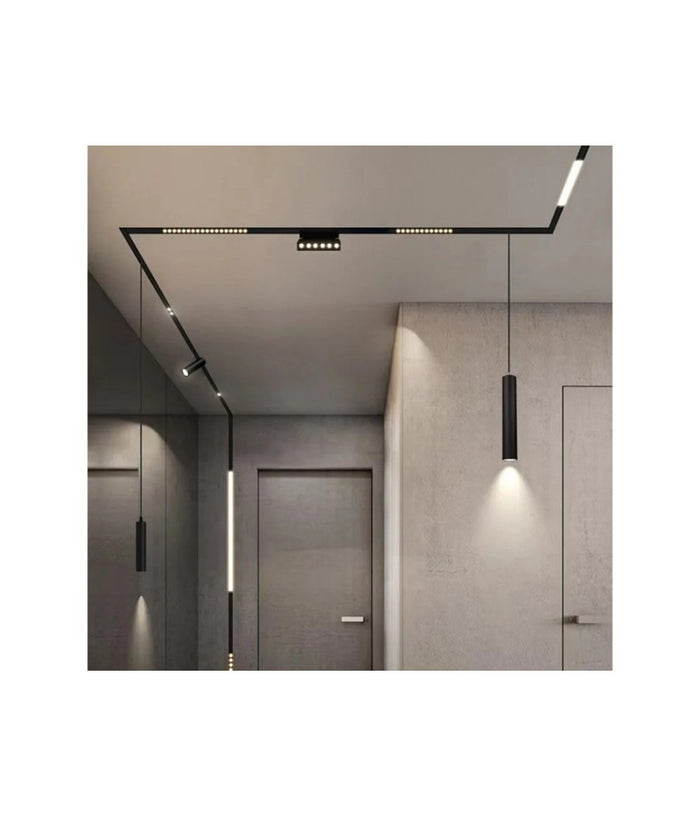 Faretto Led 10 W Magnetico Rettangolare Per Binario 48v Luce 3000k 4000k Fr-r160         