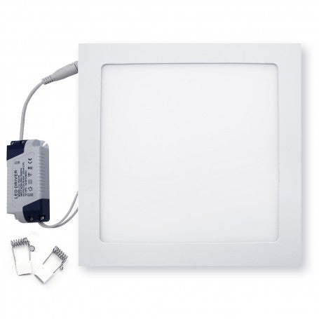 Faretto Led 18 Watt Pannello Incasso quadrato 1350 LM Luce Fredda 6000k - Tech-It
