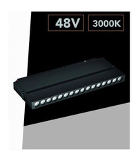 Faretto Led 24 W Magnetico Rettangolare Per Binario 48v Luce 3000k 4000k Fr-r300         