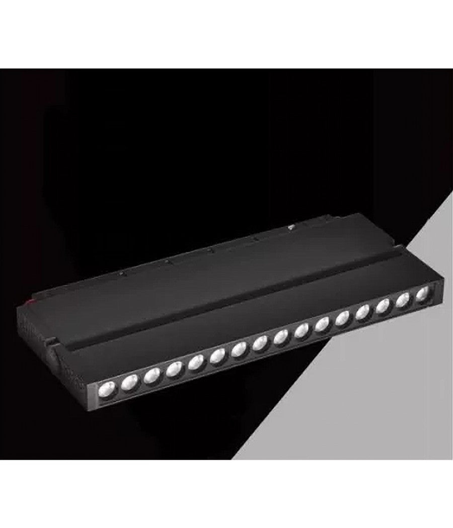 Faretto Led 24 W Magnetico Rettangolare Per Binario 48v Luce 3000k 4000k Fr-r300         