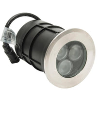 Faretto Led 24v Rgbw Calpestabile Incasso 65mm Ip68 Segnapassi 9 W Rgb 4000k Dmx         