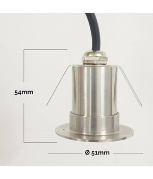 Faretto Led 24v Rgbw Calpestabile Segnapassi Incasso Ip68 4 W Rgb 4000k Dmx Luci         