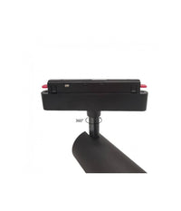 Faretto Led 24w Nero Magnetico Per Binario Monofase 48v Luce 4000k 3000k Cob-24w  -bianco Naturale      -