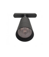 Faretto Led 24w Nero Magnetico Per Binario Monofase 48v Luce 4000k 3000k Cob-24w  -bianco Caldo      -