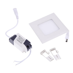 Faretto Led 3 Watt Pannello Incasso quadrato 180LM Luce fredda 6000k - Tech-It