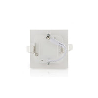 Faretto Led 3 Watt Pannello Incasso quadrato 180LM Luce fredda 6000k - Tech-It