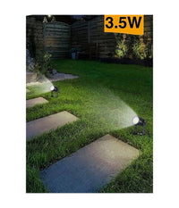 Faretto Led 3,5 W Nero Es38 Staffa Orientabile Esterno Varie Tonalita' Luce Ip65         