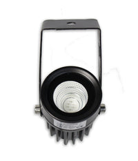 Faretto Led 3,5 W Nero Es38 Staffa Orientabile Esterno Varie Tonalita' Luce Ip65         