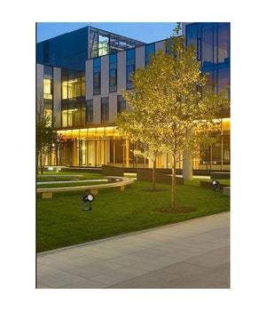 Faretto Led 3,5 W Nero Es38 Staffa Orientabile Esterno Varie Tonalita' Luce Ip65  -bianco Caldo      -