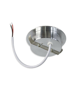 Faretto Led 3w Ad Incasso Rotondo Luce Calda Fredda Naturale Opaco Bordo Argento  -bianco Freddo      -