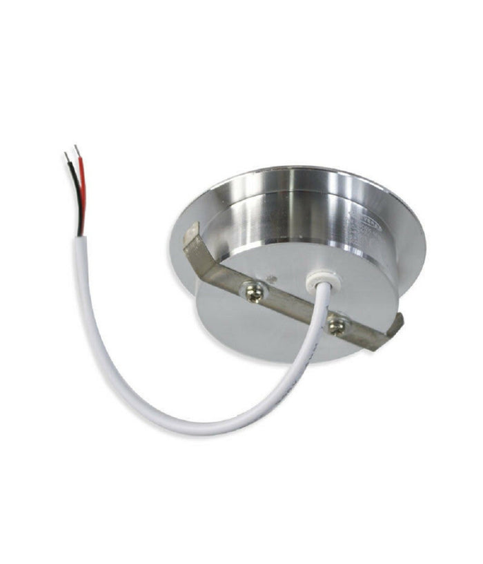 Faretto Led 3w Ad Incasso Rotondo Luce Calda Fredda Naturale Opaco Bordo Argento  -bianco Naturale      -