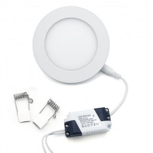 Faretto Led 6 Watt Pannello Incasso rotondo 450LM Luce calda 3200k - Tech-It