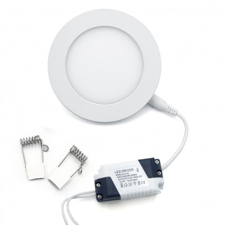 Faretto Led 6 Watt Pannello Incasso rotondo 450LM Luce fredda 6000k - Tech-It