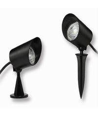 Faretto Led 7w Con Snodo Picchetto Staffa Lampada Per Esterno Segnapassi Ip65 110         