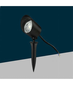 Faretto Led 7w Con Snodo Picchetto Staffa Lampada Per Esterno Segnapassi Ip65 110         