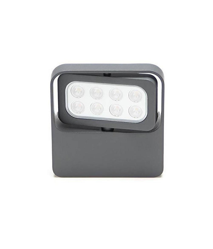 Faretto Led 9w Orientabile Faro Ip65 Esterno Proiettore Luce Giardino Vetrine 230v         