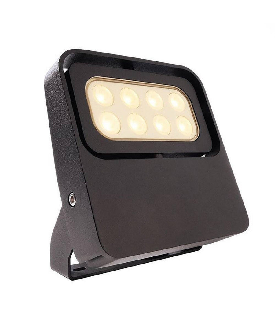 Faretto Led 9w Orientabile Faro Ip65 Esterno Proiettore Luce Giardino Vetrine 230v         