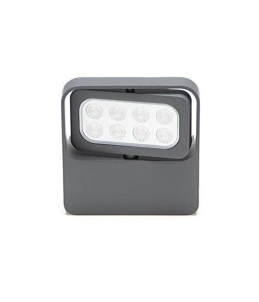 Faretto Led 9w Orientabile Faro Ip65 Esterno Proiettore Luce Giardino Vetrine 230v         