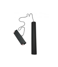 Faretto Led A Cilindro 8w Nero Per Binario Magnetico 48v Luce 3000k 4000k Cob-40  -bianco Caldo      -