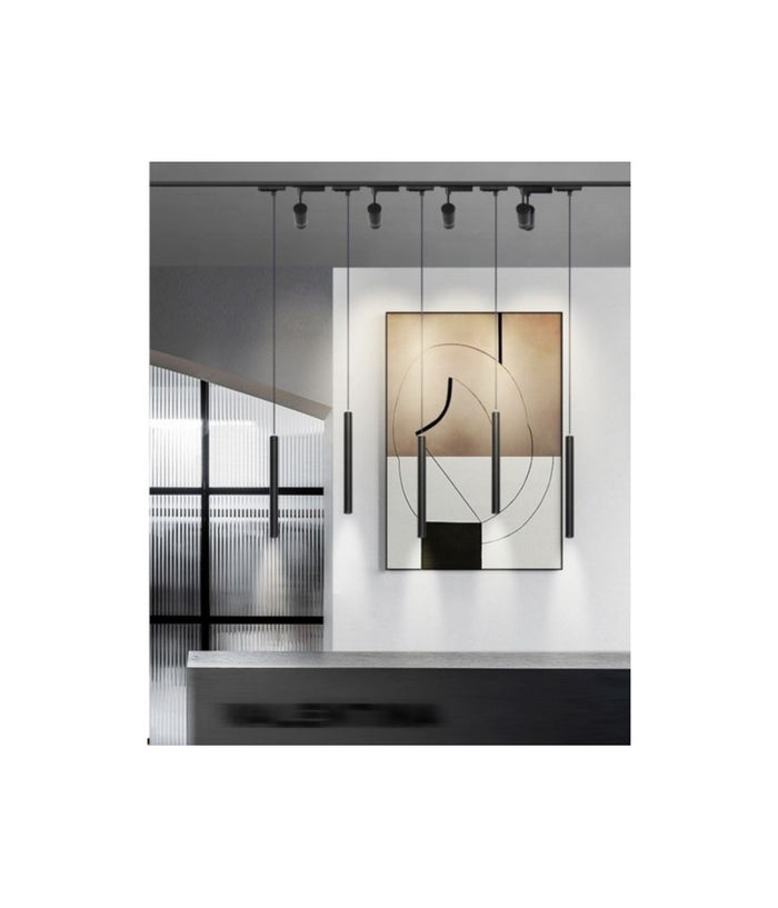 Faretto Led A Sospensione 3 W Cilindro Per Binario Track Monofase Lampada Lp-80         