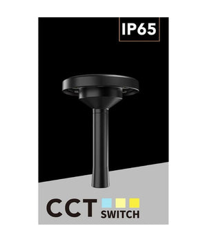 Faretto Led Cct 3 Tonalità  Di Colore Solare Ricaricabile Impermeabile Ip65 Fy-3c         