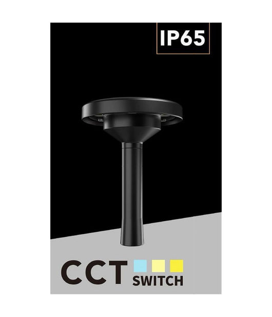 Faretto Led Cct 3 Tonalità  Di Colore Solare Ricaricabile Impermeabile Ip65 Fy-3c         