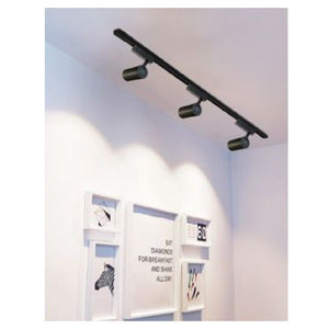 Trade Shop - Faretto Led Cob Con Binario 30w Lampada Pista Luce Fredda Naturale Calda F30w-9h -