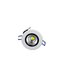 Faretto Led Cob Incasso Da 3w 5w 7w 12w 20w 30w Con Molle Alette Alta Potenza         