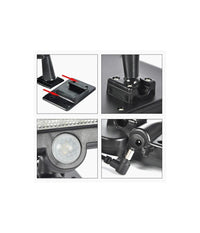 Faretto Led Da Esterno Con Pannello Solare Con Sensore Di Movimento Telecomando         