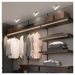 Trade Shop - Faretto Led Da Incasso 40w 4400lm Bianco Orientabile Luce 3000k-6500k Ip20 00779         