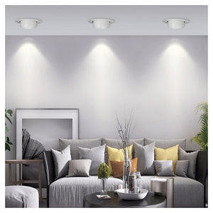 Trade Shop - Faretto Led Da Incasso 40w 4400lm Bianco Orientabile Luce 3000k-6500k Ip20 00779         