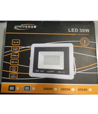 Faretto Led Esterno Bianco Luce Naturale Calda Fredda 30w Antipioggia F30w-b1  -bianco Caldo      -