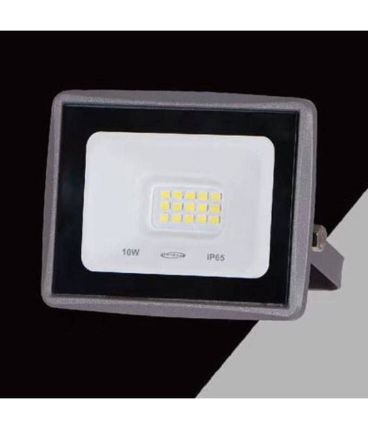 Faretto Led Faro 10watt 900 Lm Ip65 Grigio Luce Naturale Calda Fredda Ek02-10w-g         