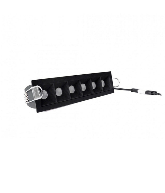 Faretto Led Incasso 12w Soffitto Moderno Nero Luce 6500k 3000k 4000k Spot         