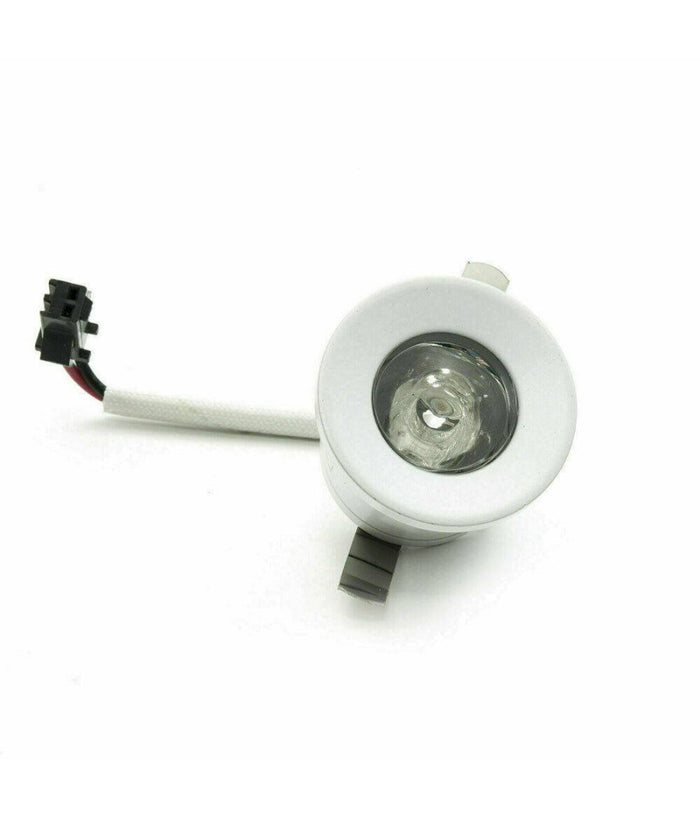 Faretto Led Incasso 1 W Bordo Bianco Mini Punto Luce 6500k 3000k 4000k Blu  -blu      -