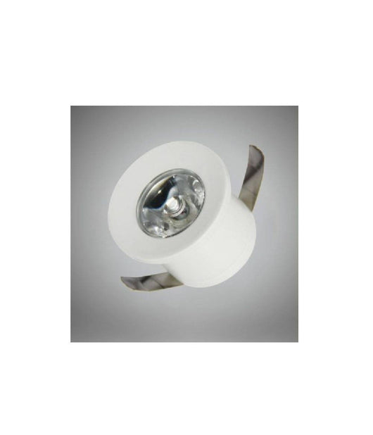 Faretto Led Incasso 1 W Bordo Bianco Mini Punto Luce 6500k 3000k 4000k Blu  -bianco Freddo      -