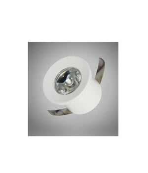 Faretto Led Incasso 1 W Bordo Bianco Mini Punto Luce 6500k 3000k 4000k Blu         