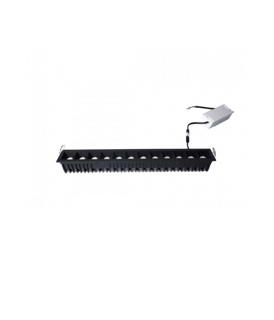Faretto Led Incasso 24w Soffitto Moderno Nero Luce 6500k 4000k 3000k Spot  -bianco Freddo      -