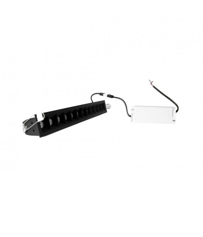 Faretto Led Incasso 24w Soffitto Moderno Nero Luce 6500k 4000k 3000k Spot         