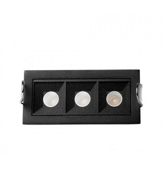 Faretto Led Incasso 6 W Soffitto Moderno Nero Luce 3000k 4000k 6500k Spot         