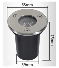 Faretto Led Incasso Segnapassi Calpestabile 1,5 W Luce 4000k 6500k 3000k Es07         