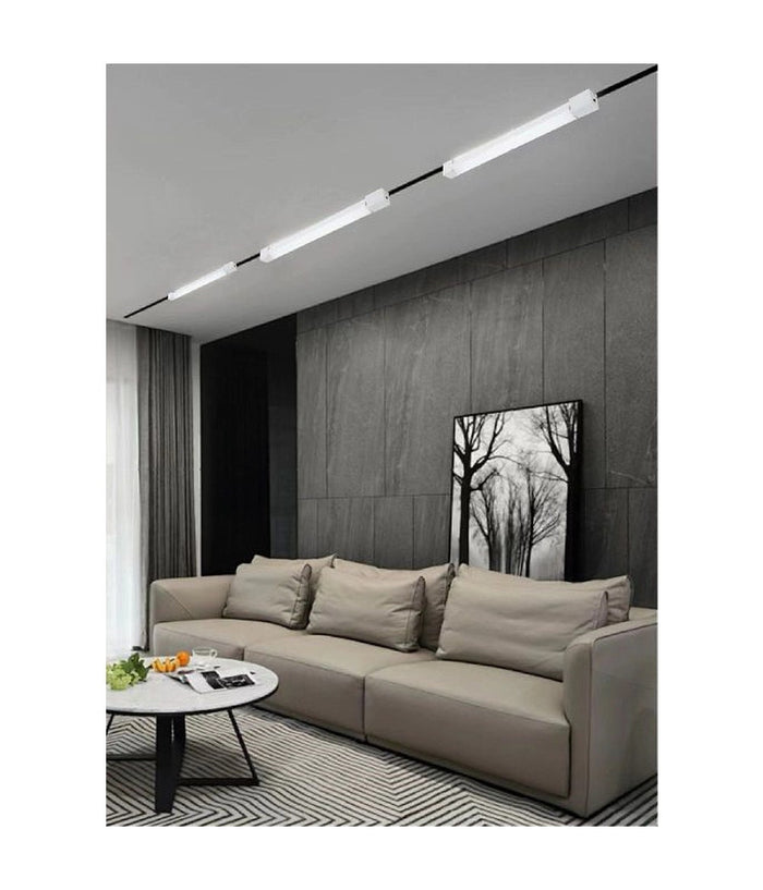 Faretto Led Lineare Per Binario Track Monofase 20 Watt Orientabile Cct Pst-57-3c         