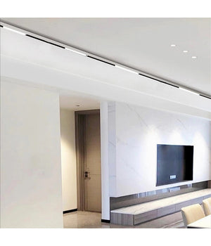 Faretto Led Lineare Per Binario Track Monofase 20 Watt Orientabile Cct Pst-57-3c  Bianco       