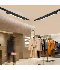 Faretto Led Lineare Per Binario Track Monofase 20 Watt Orientabile Cct Pst-57-3c  Nero       