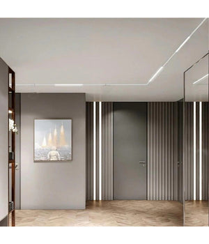 Faretto Led Lineare Per Binario Track Monofase 20 Watt Orientabile Cct Pst-57-3c  Bianco       