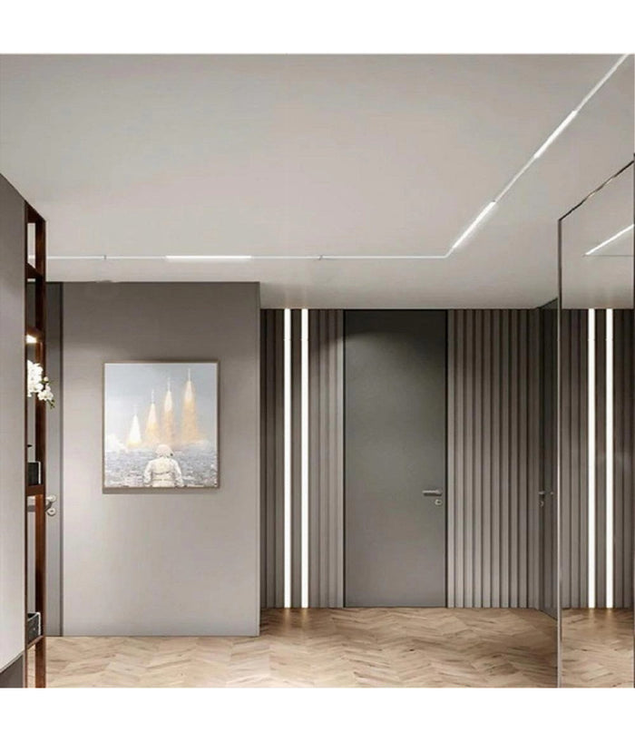 Faretto Led Lineare Per Binario Track Monofase 20 Watt Orientabile Cct Pst-57-3c  Bianco       