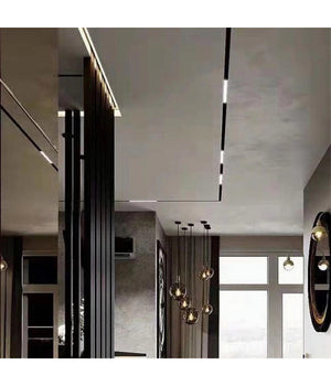 Faretto Led Lineare Per Binario Track Monofase 20 Watt Orientabile Cct Pst-57-3c  Nero       